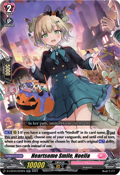 Image of Heartsome Smile, Noelia (D-LBT04/023EN) [Lyrical Monasterio: Trick or Trick!]