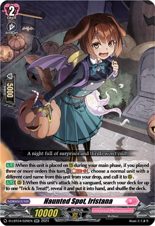 Image of Haunted Spot, Iristana (D-LBT04/026EN) [Lyrical Monasterio: Trick or Trick!]