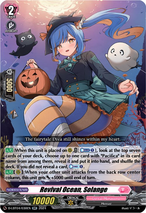 Image of Revival Ocean, Solange (D-LBT04/030EN) [Lyrical Monasterio: Trick or Trick!]