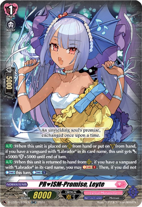 Image of PRISM-Promise, Leyte (D-LBT04/035EN) [Lyrical Monasterio: Trick or Trick!]