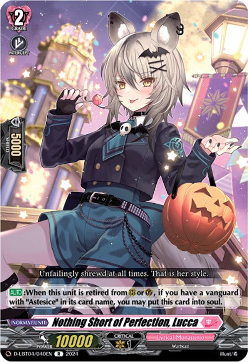Image of Nothing Short of Perfection, Lucca (D-LBT04/040EN) [Lyrical Monasterio: Trick or Trick!]