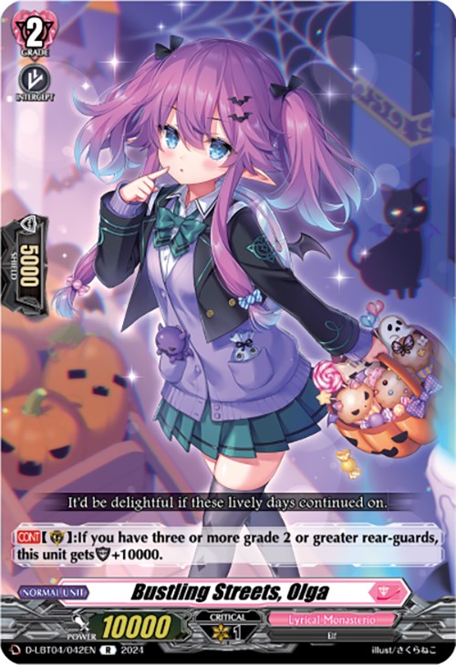 Image of Bustling Streets, Olga (D-LBT04/042EN) [Lyrical Monasterio: Trick or Trick!]