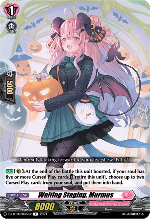 Image of Waiting Staging, Murmus (D-LBT04/045EN) [Lyrical Monasterio: Trick or Trick!]