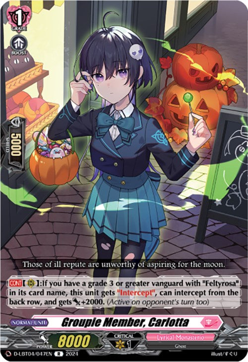 Image of Groupie Member, Carlotta (D-LBT04/047EN) [Lyrical Monasterio: Trick or Trick!]