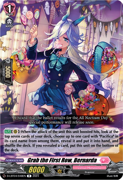 Image of Grab the First Row, Bernarda (D-LBT04/048EN) [Lyrical Monasterio: Trick or Trick!]