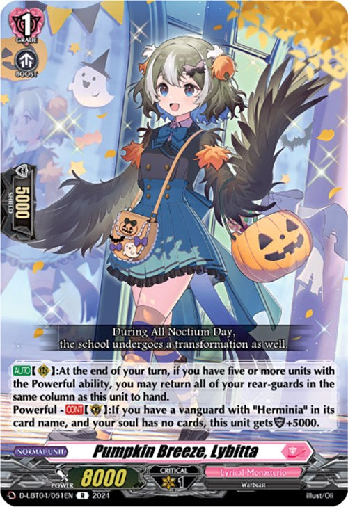 Image of Pumpkin Breeze, Lybitta (D-LBT04/051EN) [Lyrical Monasterio: Trick or Trick!]