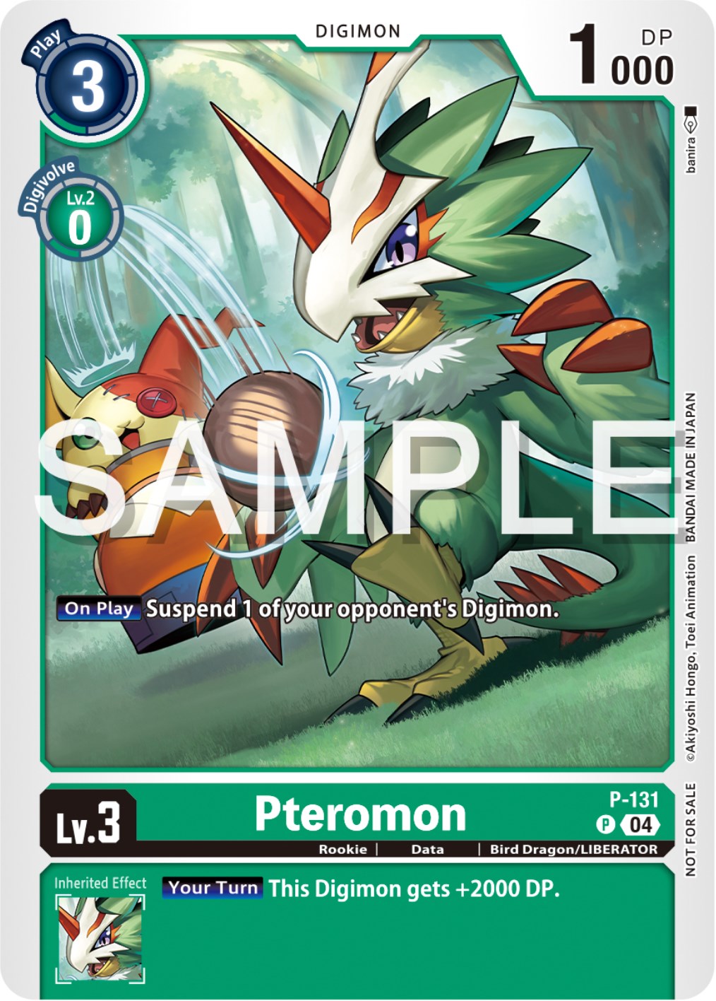 Image of Pteromon [P-131] (Digimon Liberator Promotion Pack) [Promotional Cards]