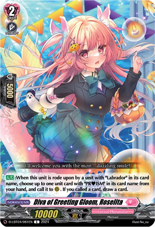 Image of Diva of Greeting Gloom, Roselita (D-LBT04/061EN) [Lyrical Monasterio: Trick or Trick!]