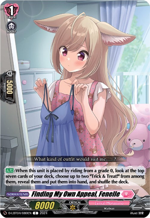 Image of Finding My Own Appeal, Fenelle (D-LBT04/080EN) [Lyrical Monasterio: Trick or Trick!]