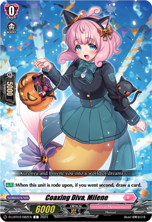 Image of Coaxing Diva, Milene (D-LBT04/082EN) [Lyrical Monasterio: Trick or Trick!]