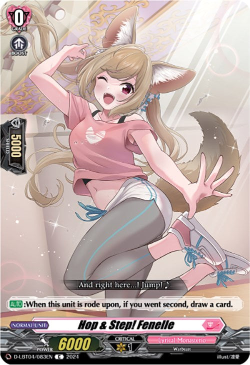 Image of Hop & Step! Fenelle (D-LBT04/083EN) [Lyrical Monasterio: Trick or Trick!]
