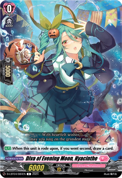 Image of Diva of Evening Moon, Hyacinthe (D-LBT04/084EN) [Lyrical Monasterio: Trick or Trick!]