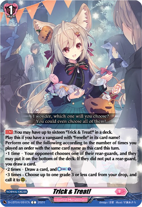Image of Trick & Treat! (D-LBT04/091EN) [Lyrical Monasterio: Trick or Trick!]