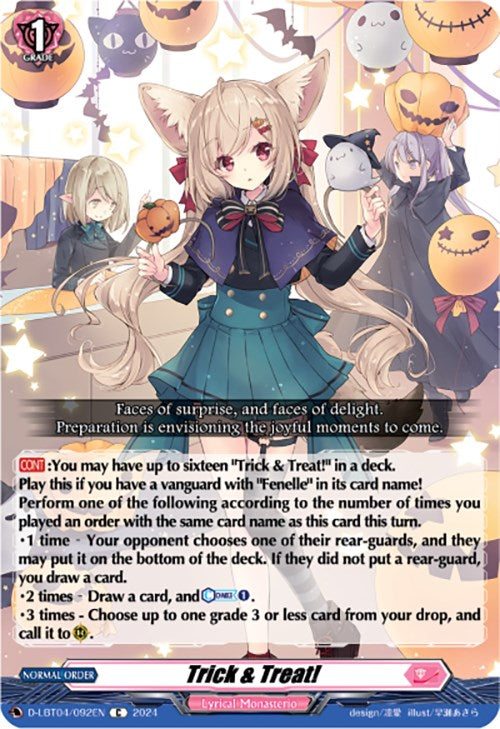 Image of Trick & Treat! (D-LBT04/092EN) [Lyrical Monasterio: Trick or Trick!]