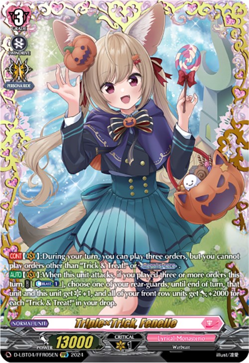 Image of Tr!plexTr!ck, Fenelle (D-LBT04/FFR05EN) [Lyrical Monasterio: Trick or Trick!]