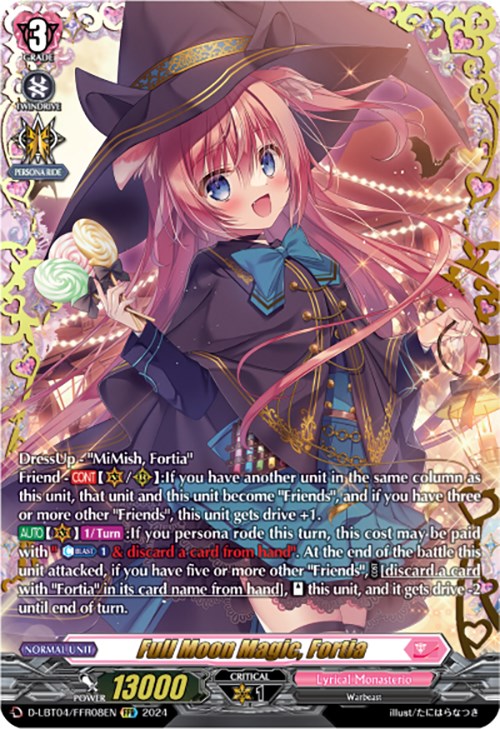 Image of Full Moon Magic, Fortia (D-LBT04/FFR08EN) [Lyrical Monasterio: Trick or Trick!]