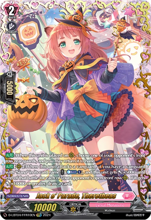 Image of Jack o' Parade, Theretheas (D-LBT04/FFR10EN) [Lyrical Monasterio: Trick or Trick!]