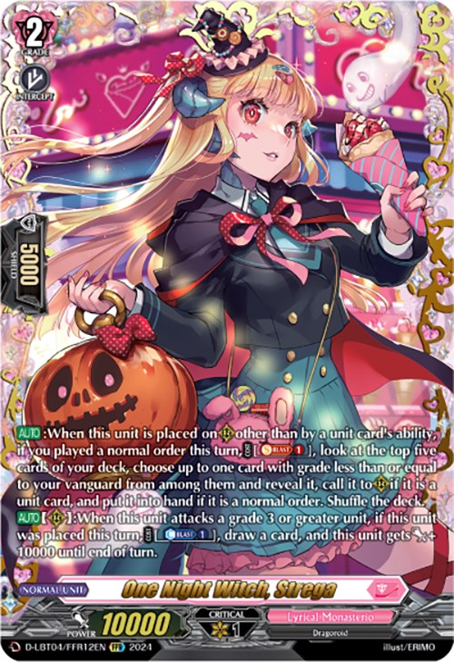 Image of One Night Witch, Strega (D-LBT04/FFR12EN) [Lyrical Monasterio: Trick or Trick!]