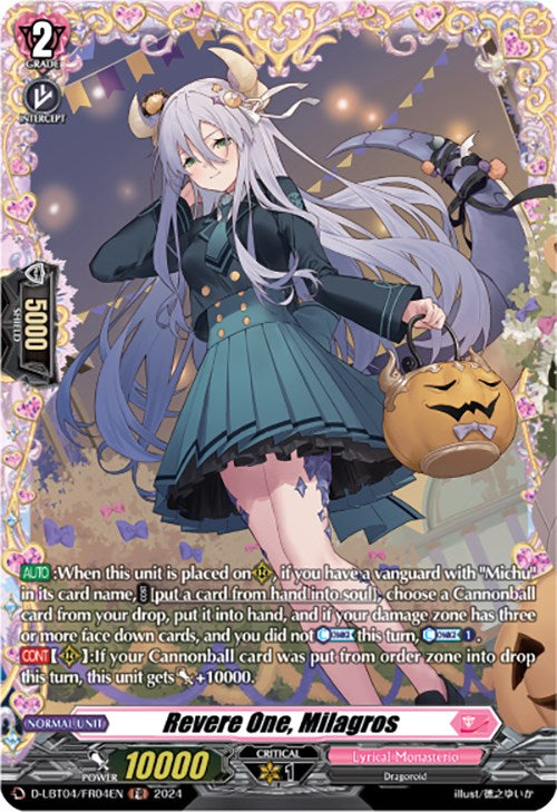Image of Revere One, Milagros (D-LBT04/FR04EN) [Lyrical Monasterio: Trick or Trick!]