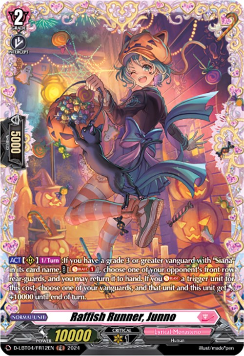 Image of Raffish Runner, Junno (D-LBT04/FR12EN) [Lyrical Monasterio: Trick or Trick!]