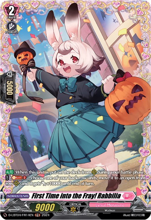 Image of First Time into the Fray! Rabbilia (D-LBT04/FR14EN) [Lyrical Monasterio: Trick or Trick!]