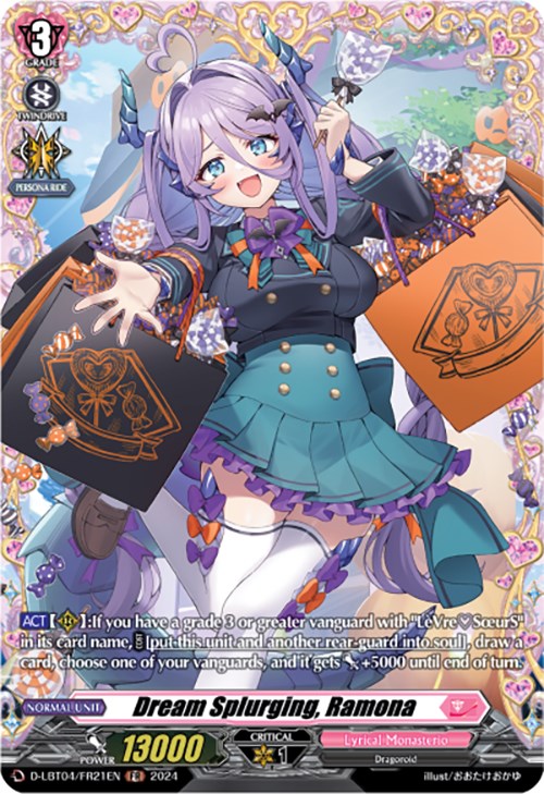 Image of Dream Splurging, Ramona (D-LBT04/FR21EN) [Lyrical Monasterio: Trick or Trick!]