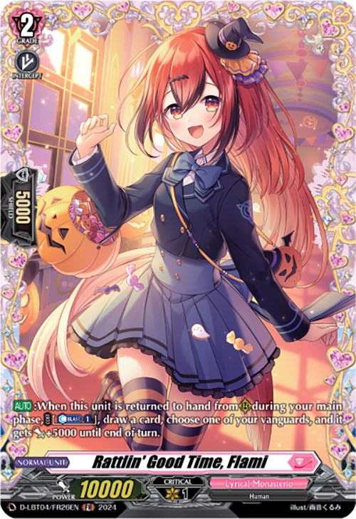 Image of Rattlin' Good Time, Flami (D-LBT04/FR26EN) [Lyrical Monasterio: Trick or Trick!]