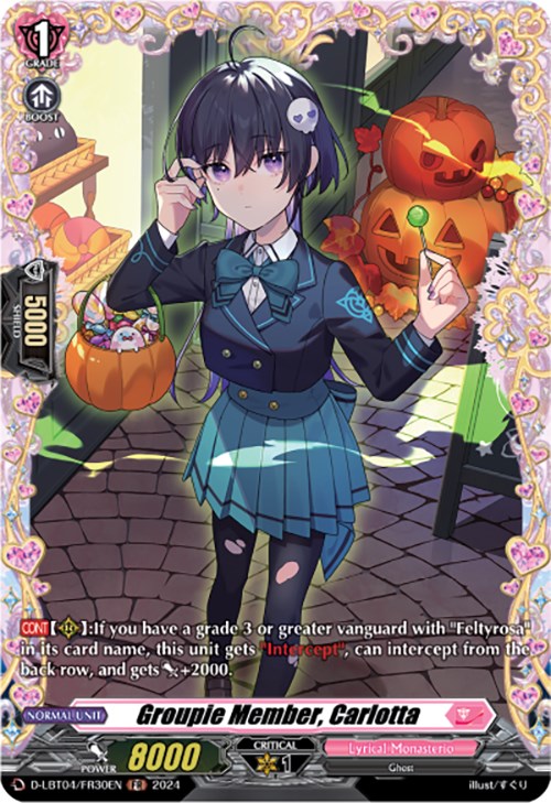 Image of Groupie Member, Carlotta (D-LBT04/FR30EN) [Lyrical Monasterio: Trick or Trick!]