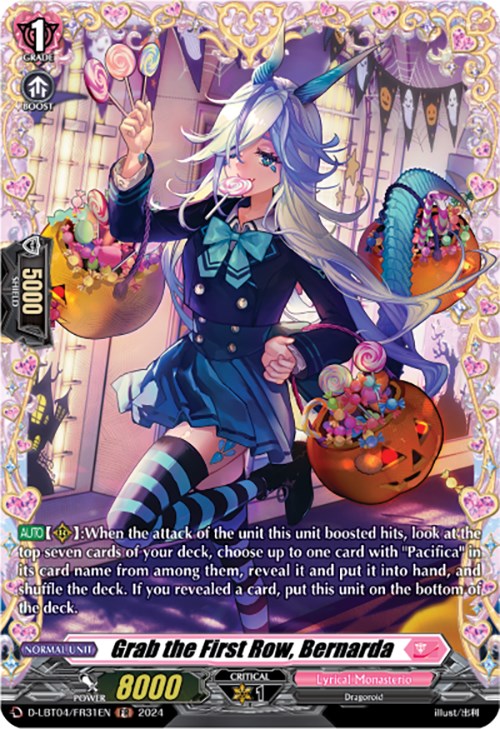 Image of Grab the First Row, Bernarda (D-LBT04/FR31EN) [Lyrical Monasterio: Trick or Trick!]