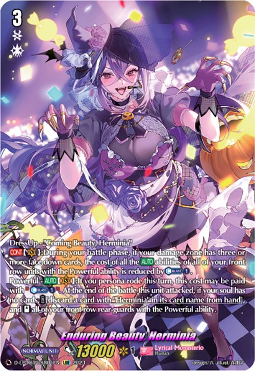 Image of Enduring Beauty, Herminia (D-LBT04/LSR01EN) [Lyrical Monasterio: Trick or Trick!]