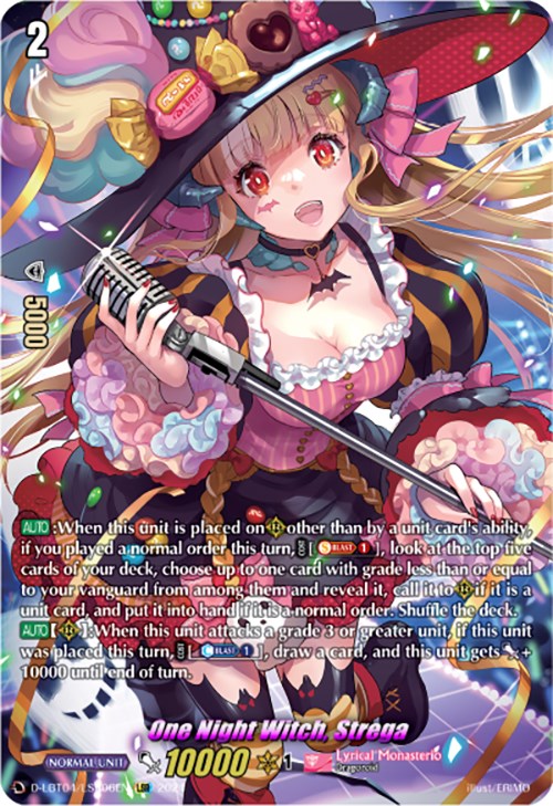 Image of One Night Witch, Strega (D-LBT04/LSR06EN) [Lyrical Monasterio: Trick or Trick!]