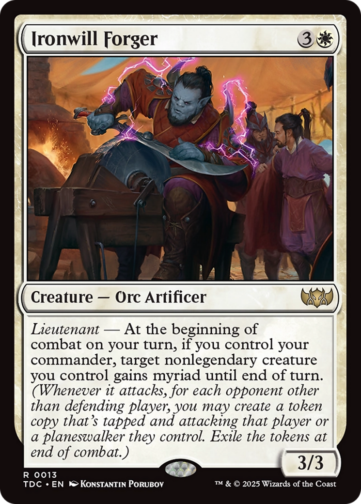 Image of Ironwill Forger [Tarkir: Dragonstorm Commander]