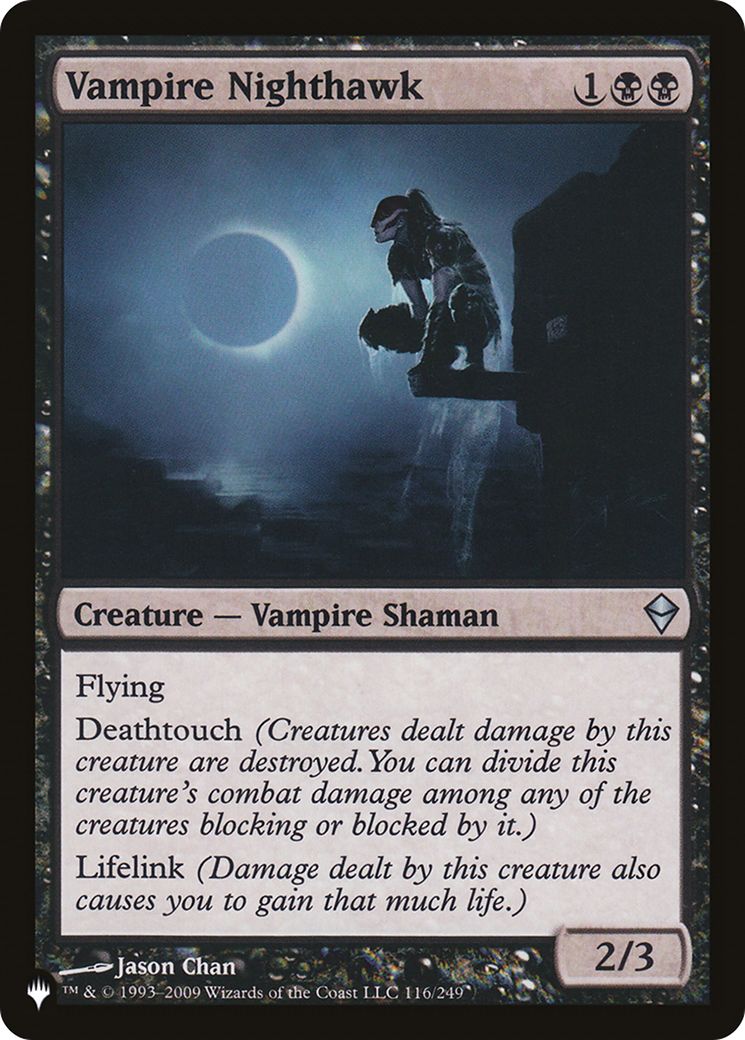 Image of Vampire Nighthawk [The List]
