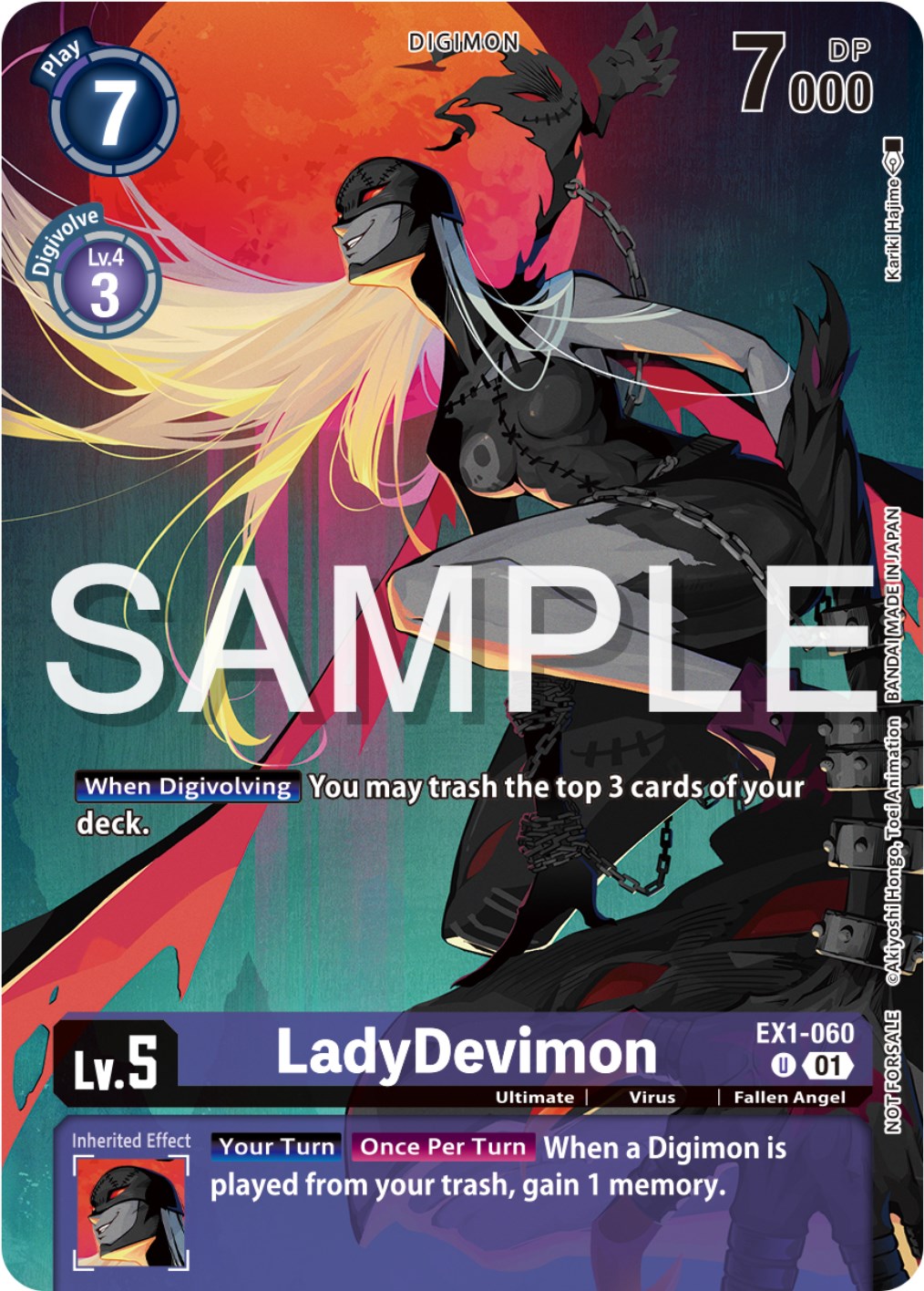 Image of LadyDevimon [EX1-060] (Digimon Illustration Competition Pack 2023) [Classic Collection Promos]