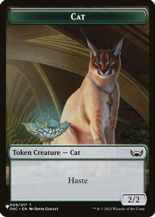 Image of Cat (009) // Rat Double-Sided Token [Secret Lair Commander Deck: Raining Cats and Dogs Tokens]