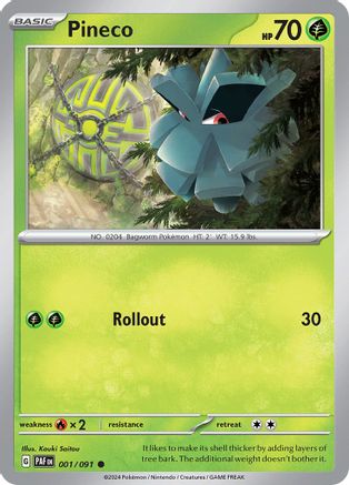 Image of Pineco (001/091) [Scarlet & Violet: Paldean Fates]