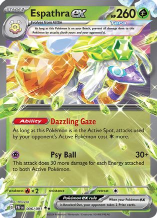 Image of Espathra ex (006/091) [Scarlet & Violet: Paldean Fates]