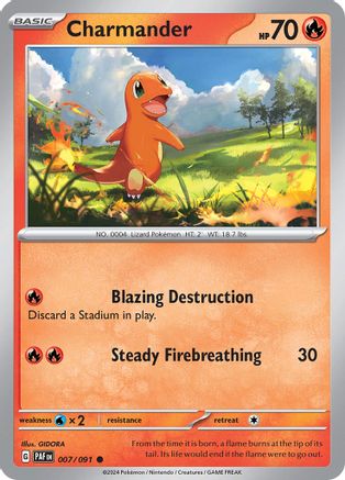 Image of Charmander (007/091) [Scarlet & Violet: Paldean Fates]