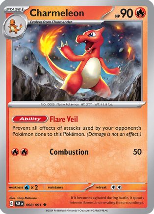 Image of Charmeleon (008/091) [Scarlet & Violet: Paldean Fates]