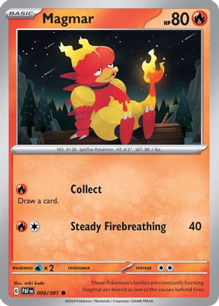 Image of Magmar (009/091) [Scarlet & Violet: Paldean Fates]