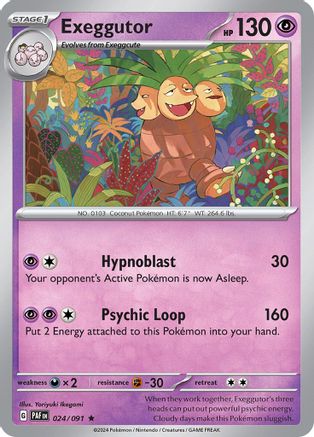 Image of Exeggutor (024/091) [Scarlet & Violet: Paldean Fates]