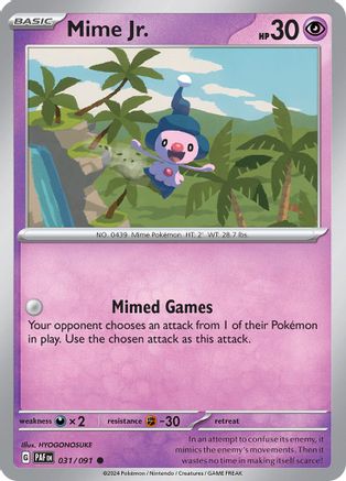 Image of Mime Jr. (031/091) [Scarlet & Violet: Paldean Fates]