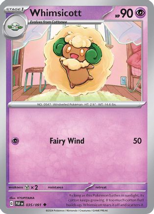 Image of Whimsicott (035/091) [Scarlet & Violet: Paldean Fates]