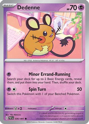 Image of Dedenne (036/091) [Scarlet & Violet: Paldean Fates]
