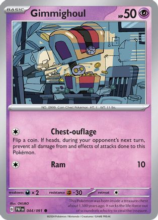 Image of Gimmighoul (044/091) [Scarlet & Violet: Paldean Fates]