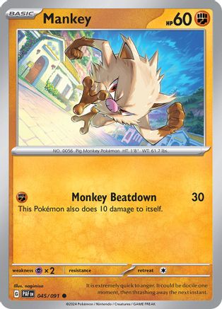 Image of Mankey (045/091) [Scarlet & Violet: Paldean Fates]