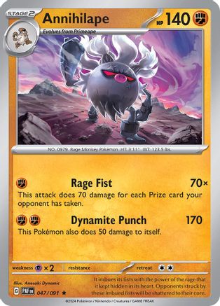 Image of Annihilape (047/091) [Scarlet & Violet: Paldean Fates]