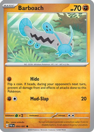 Image of Barboach (050/091) [Scarlet & Violet: Paldean Fates]