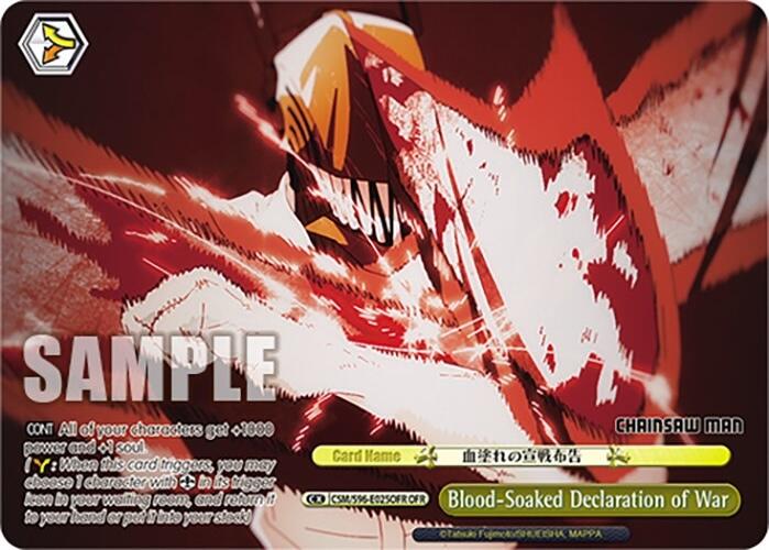 Image of Blood-Soaked Declaration of War (CSM/S96-E025OFR OFR) [Chainsaw Man]