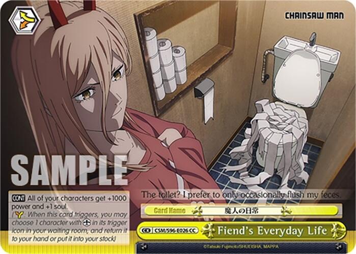 Image of Fiend's Everyday Life (CSM/S96-E026 CC) [Chainsaw Man]
